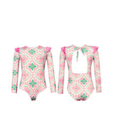 Vestido de Baño Manga Larga Rosa Pepita & Me